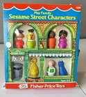 Vintage 1975 Fisher Price Play Family Sesame Street Characters #939 NEW in BOX