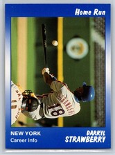 1991 Star Home Run #35 Darryl Strawberry PR 1500 New York Mets