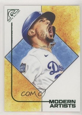 2021 Topps Gallery Modern Artists Green 203/250 Mookie Betts #MA-8 o7m
