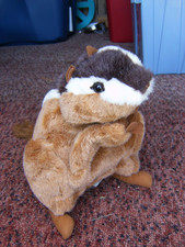 Vintage Folkmanis FolkTails 9 CHIPMUNK Squirrel Hand Puppet Stuffed Plush
