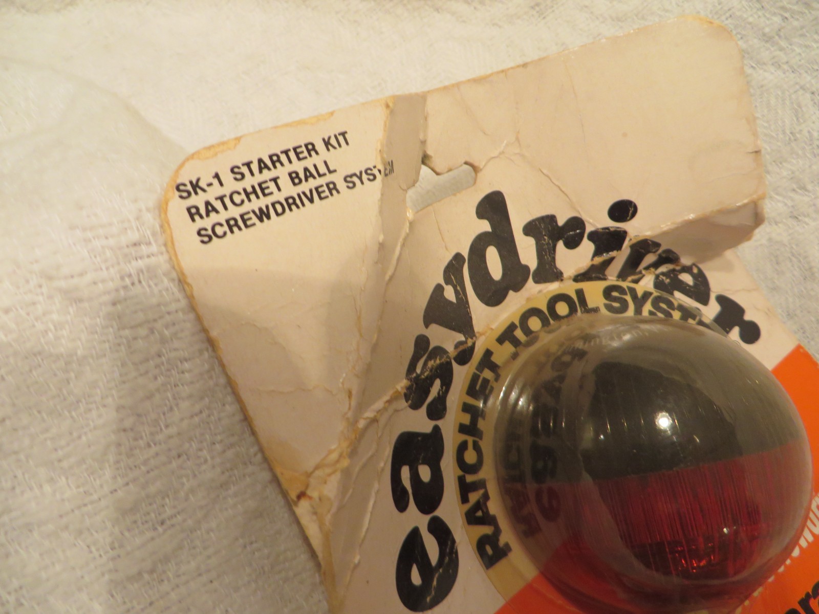 Vintage EASYDRIVER Ratchet Ball Tool Screwdriver USA