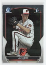 2023 Bowman Draft #BDC-92 Levi Wells Chrome