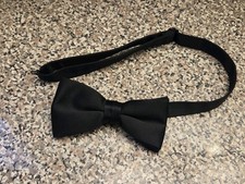 Mens Pre-tied Black Bowtie