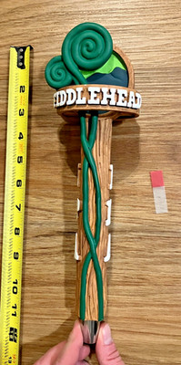Fiddlehead Beer Tap Handle Knob Top Draft Kegerator Bar Brewing Co. IPA Ceramic