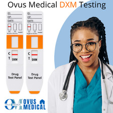 Ovus Medical Dextromethorphan DXM Rapid Drug Test Strips - 20 Packs