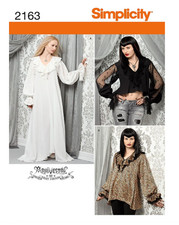 Medieval Gothic Dress Top Sewing Pattern U-pick Size 6-22 Simplicity 2163 OOP