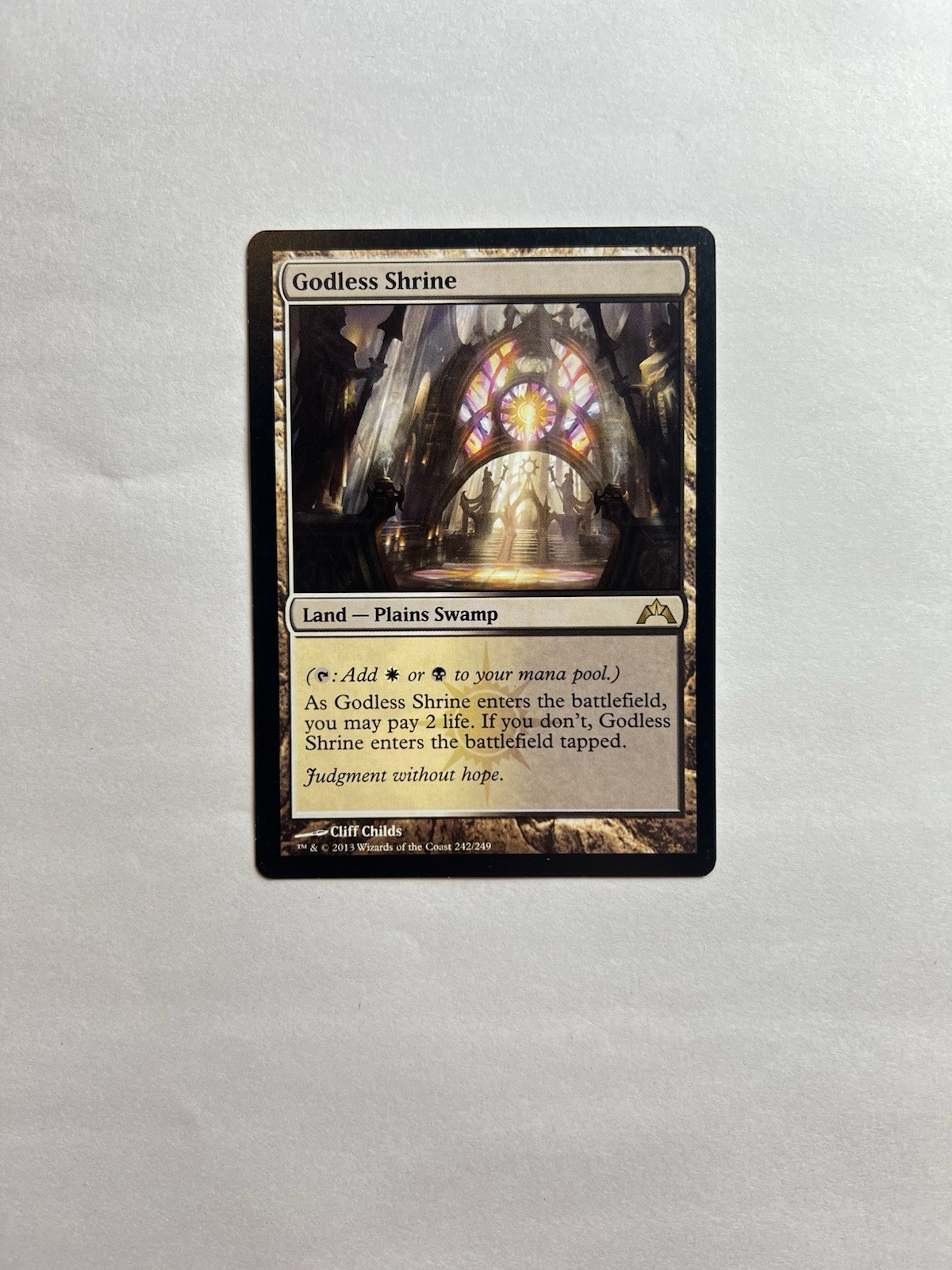 Godless Shrine - NM Gatecrash Rare MTG [242]