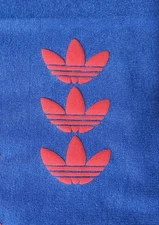 3D PUFF Adidas Trefoil Logo IronOn Decal/ FREE SHIPPING in US