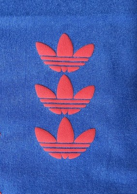 3D PUFF Adidas Trefoil Logo IronOn Decal/ FREE SHIPPING in US