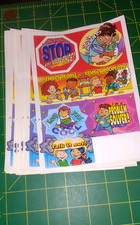 X19 Sheets Of Kids Stickers Decals Old Stock Original Racing