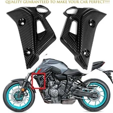 Carbon Fiber Front Side Indicator Radiator Fairing For Yamaha MT-07 2022-2024