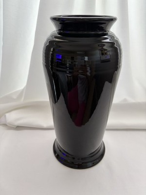 Fiesta *Black* Monarch Vase* *Not a Scratch to Be Found/Unused*
