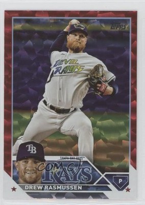 2023 Topps Series 2 Red Foil /199 Drew Rasmussen #449 0q1p