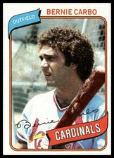 1980 Topps #266 Bernie Carbo St. Louis Cardinals