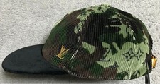 Louis Vuitton LV Casquette Easy Fit Cap Newsboy Men's Hat Green x Black x Brown