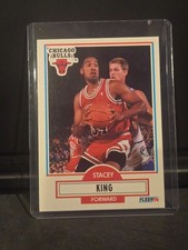 1990-91 Fleer - Stacey King #27 (RC)