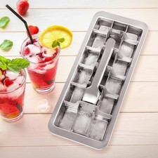 Rectangular Ice Cube Maker Ice Cubes Mold Stainless Steel Ice Cube Tray