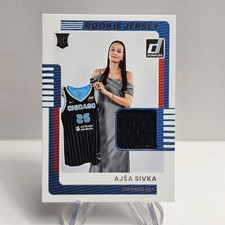 Panini Donruss 2025 Rookie Jersey Ajsa Sivka Chicago Sky WNBA #4