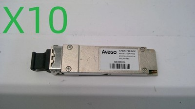 LOT OF 10 Avago  AFBR-79EQDZ  850nm 40G SR-4 QSFP Transceiver Module