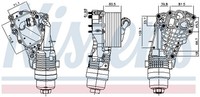 Nissens ÖLküHler MotoröL 91399 Aluminium 2 FüR BMW X2 F39 2Er Active Tourer F45