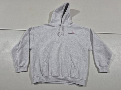 Benjamin Moore Hoodie size XL, heather white/gray, Gildan Heavy Blend, VGC
