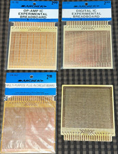 Lot of 4 Vintage Radio Shack Archer IC Experimental Breadboard Circuit Boards