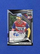 Francely Silverio 2022 Elite Extra Edition Base Signatures Auto #188 autograph