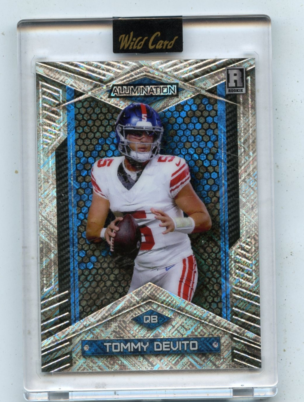 2023 WILD CARD ALUMINATION #BC-TD TOMMY DeVITO "BLUE" ROOKIE RC #34/50, GIANTS