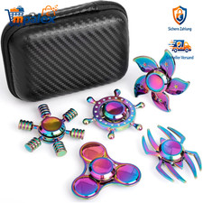 Metall Fidget Spinner Regenbogen Design 3 Min...