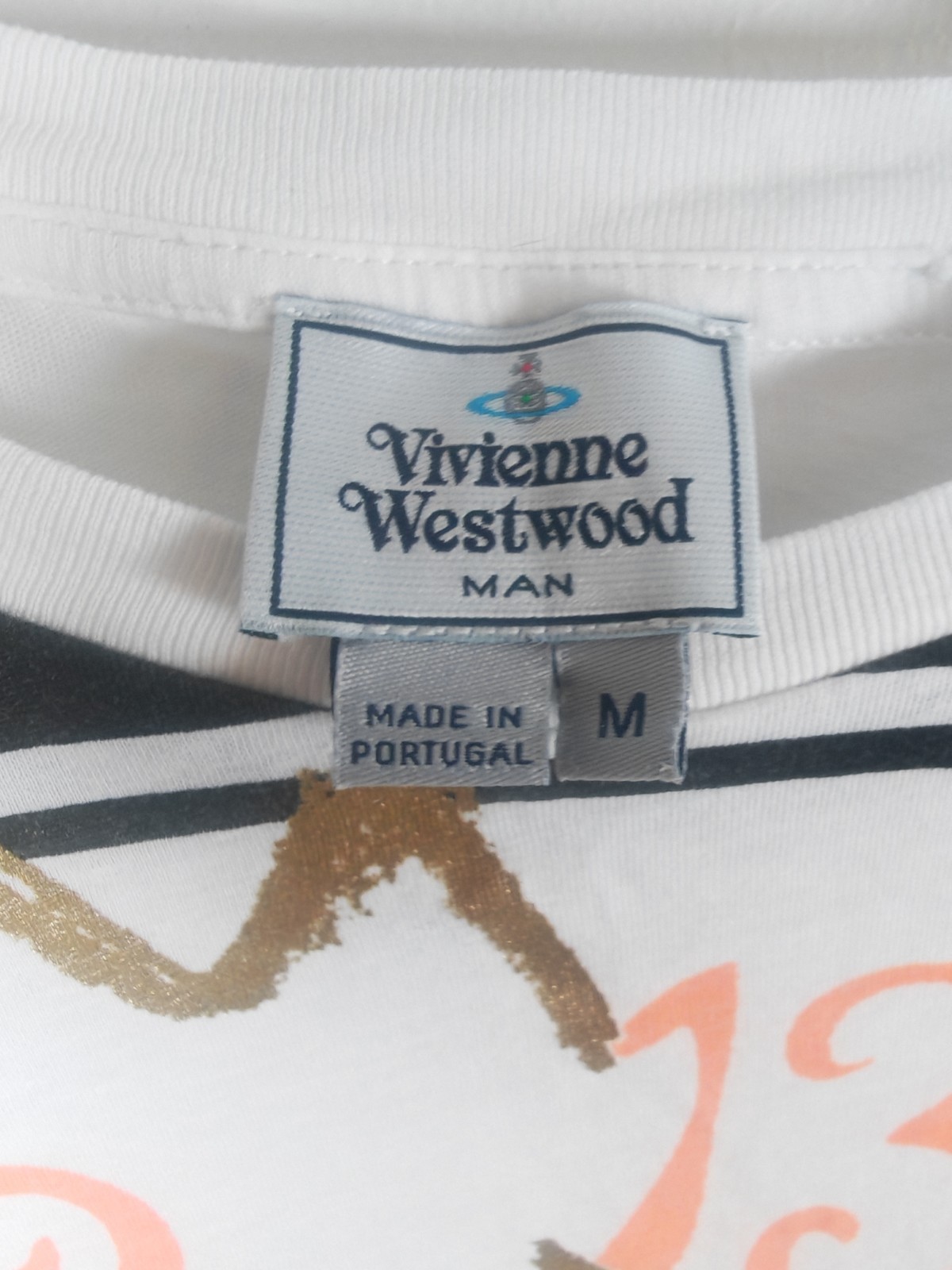 Vivienne Westwood MAN 'I Am Expensiv' Clock Graphic T-Shirt White Size M Tee image 3