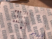 NOS Elgin 702 Main Wheel And 703 Balance Staffs