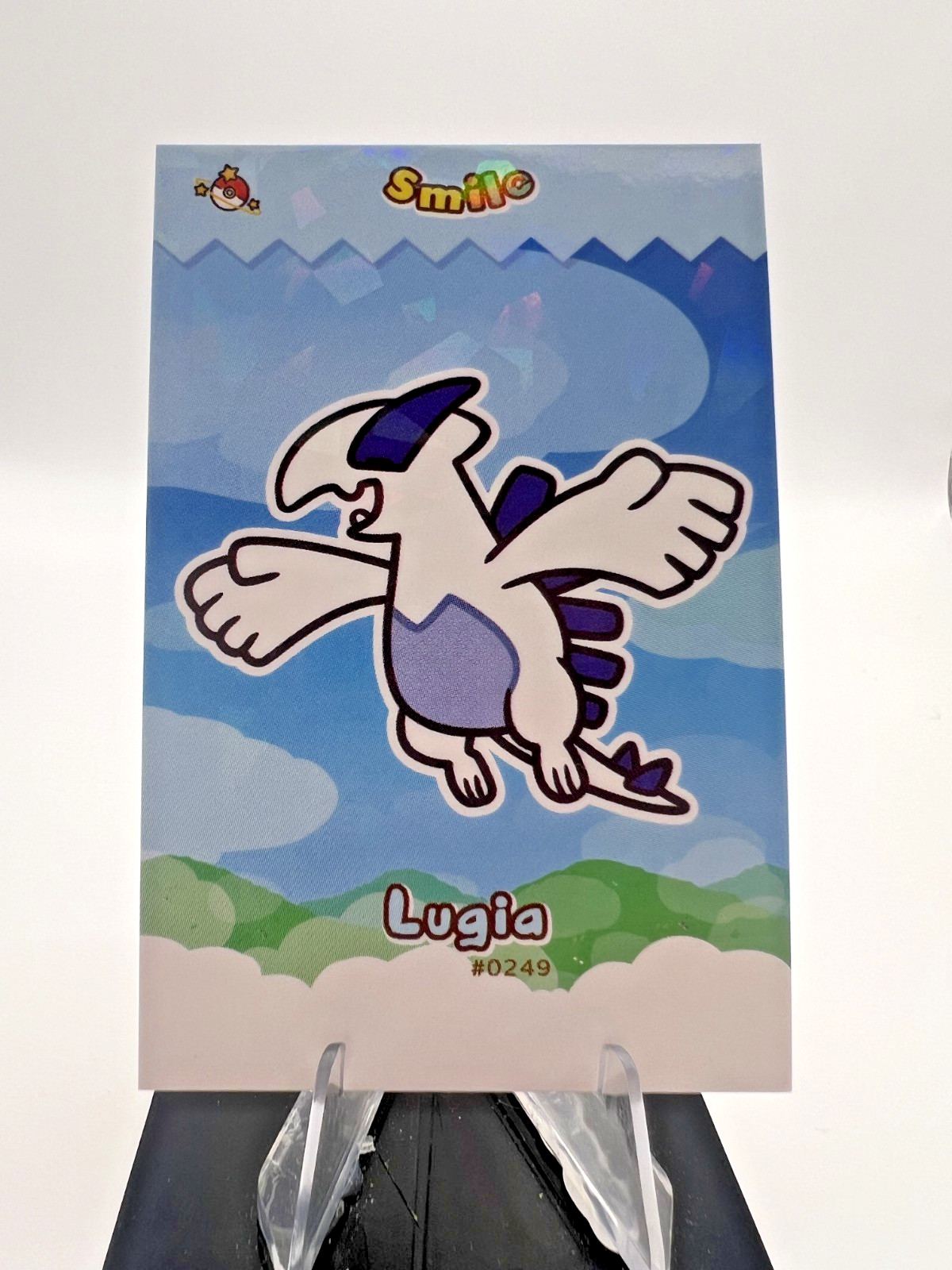 Lugia #249 - Cracked Ice Holo - Smile Card Database- Pokemon