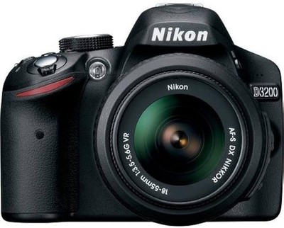 Nikon D3200 DSLR Camera 18-55mm 1:3.5-5.6  Lens Nikkor