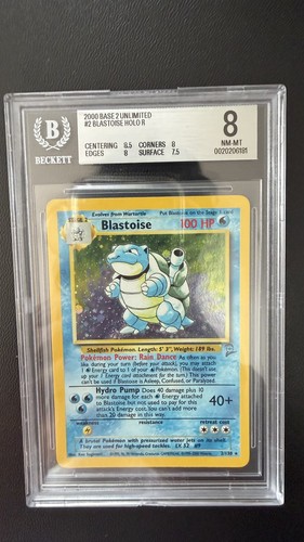 Blastoise graded BGS 8 for sale on eBay