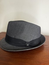 Stetson All American Men's Fedora Hat Dark Gray/Black Large/X Large XLNT