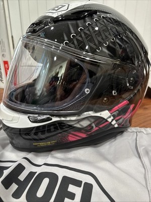 Shoei RF-1200 Seduction Full Face Helmet Black White Pink Clear Visor Small | eBay Shoei RF-1200 Seduction Full Face Helmet Black White Pink Clear Visor Small | eBay
