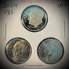 2024 Roosevelt Dime 10C P D S Uncirculated PROOF 3 Coin Lot LOW MINTAGE🔥