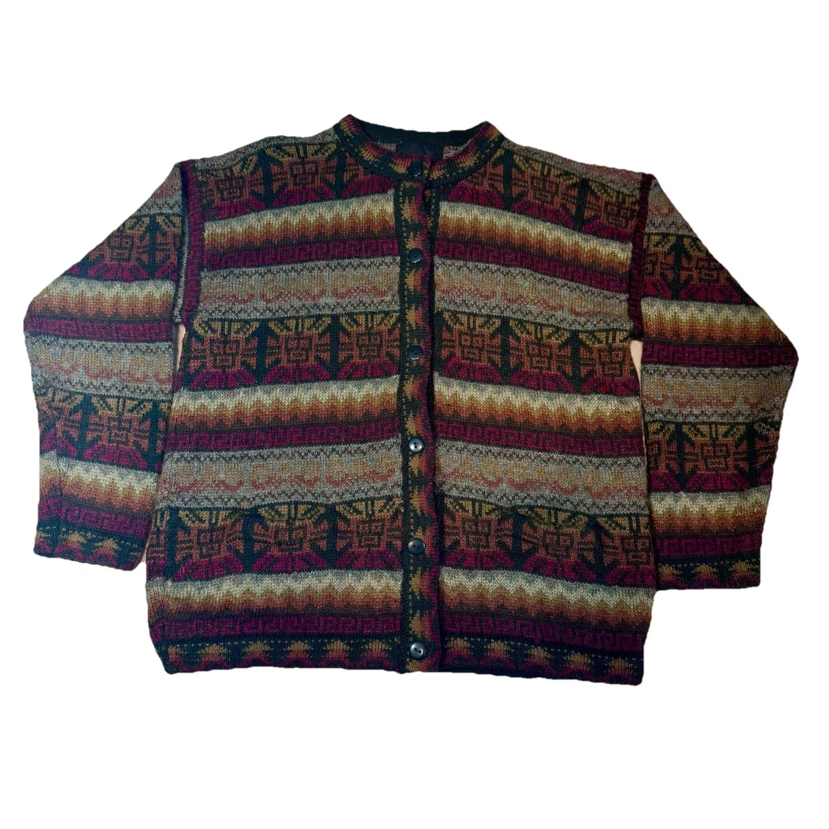 vintage alpaca cardigan products for sale | eBay