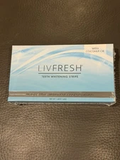 LivFresh Teeth Whitening Strips 14 Treatments - Liv Fresh With Coconut Oil