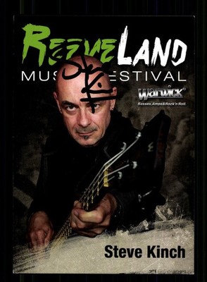 Steve Kinst Warwick Musical Autograph Card Original Signed # BC 228644