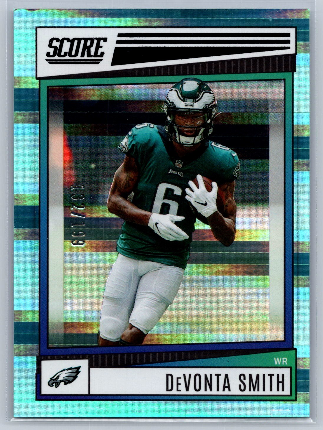 DeVonta Smith 2022 Score #242 Teal /199
