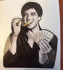 SCARFACE, AL PACHINO, Gangster TONY MONTANNA, Film Sticker