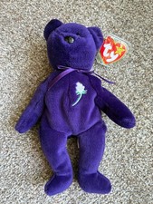 Ty Beanie Baby - PRINCESS Diana Bear 1997  MINT  WITH TAGS From England
