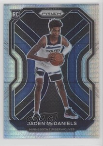 2020-21 Panini Prizm Hyper Prizm Jaden McDaniels #277 Rookie RC