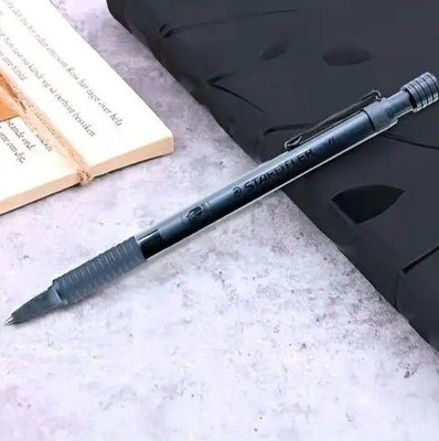 Staedtler Limited 42525 All Black Ballpoint Pen Hexagonal