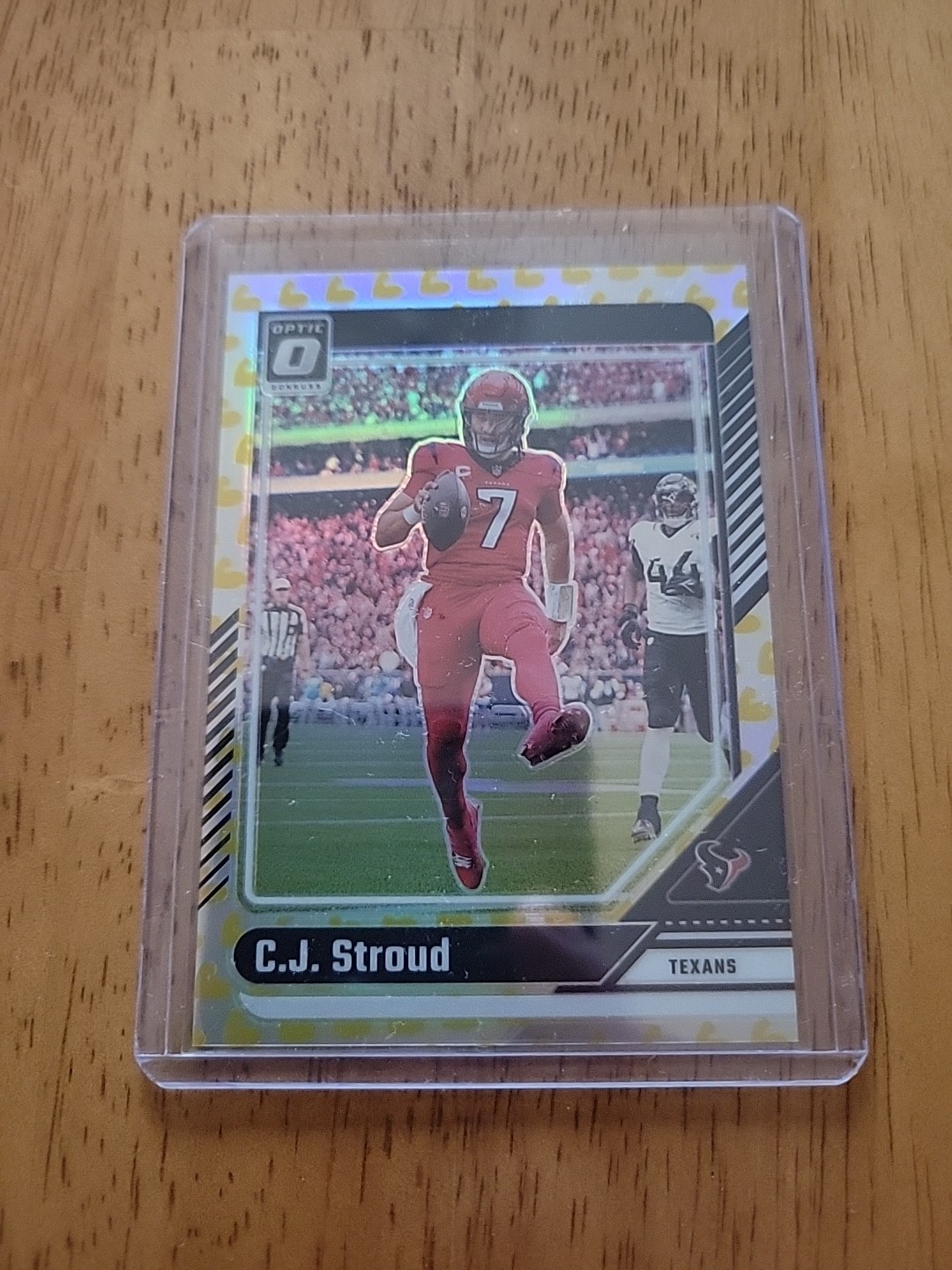 2024 Donruss Optic Football CJ Stroud Flex Emoji #30/149 SP #76 TEXANS