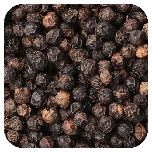 Organic Fairtrade Whole Black Peppercorns, 16 oz (453 g)