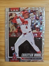 2026 Topps Series 1 - Christian Moore (RC) #147 Rookie Silver Crackle Foil