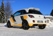 Fox Edelstahl Racinganlage ab Kat mit VSD-Soundrohr Opel Adam S je 140x90 oval