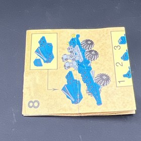 VINTAGE LEGO SPACE 1558 MOBILE COMMAND TRAILER PARTS COMPLETE w MANUAL